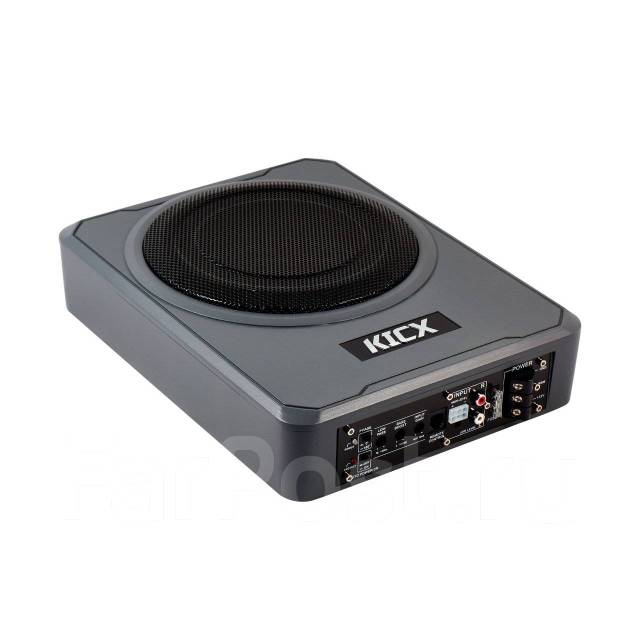 Активный подседельный сабвуфер Kicx Q200BA RMS 300ВТ, компонентные, 8 x ...