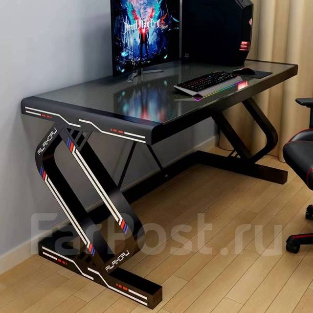 Стол компьютерный №102 140x60x75cm (ПОД Заказ), чёрный, 60,0 см, 75,0 ...