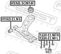 ����� ������� �������� ������ ������ Febest 1220Elnfr 1220ELNFR ����