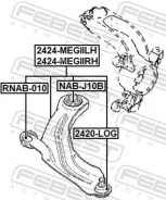 ����� ������ | ����� ��� | Renaultcaptur, Megane II, Scenic II Febest 2424Megiilh 2424MEGIILH ����
