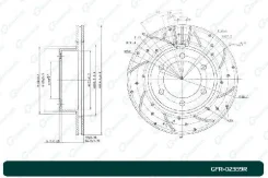 ���� ��������� ��������������� ������������� G-brake GFR-02339R ������ GFR02339R ����