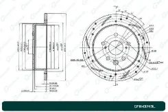 ���� ��������� ��������������� G-brake GFR-01749L ����� GFR01749L ����
