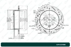 ���� ��������� ��������������� G-brake GFR-01749R ������ GFR01749R ����