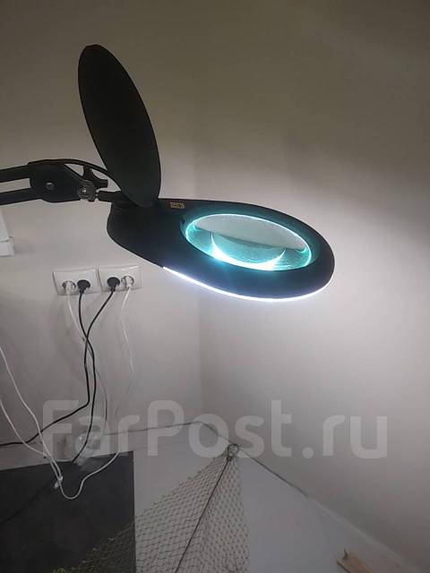 Лупа настольная на струбцине с подсветкой, б/у, в наличии. Цена: 5 000 ...