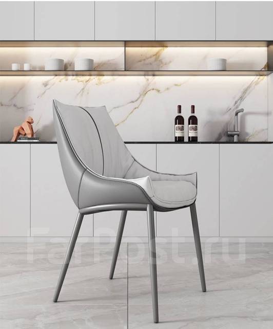 Стул кухонный дизайнерский #2 (ПОД Заказ), серый, 50,0 см, 83,0 см, 55 ...