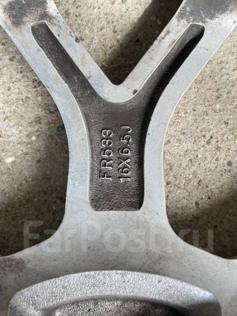 Диски литые R16, Jic, Via, 16", 1 шт, 4x108, 63,3 мм. 4 шт, б/у, в ...