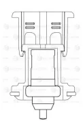 ��������� ��� �/� Skoda Octavia A7 (13-) (������������) (105��) Luzar LT1825 LT1825 ����