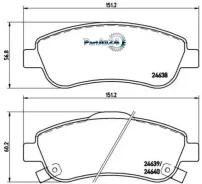 ������� ��������� Honda CR-V III 07- �������� Brembo P28045 P28045 ����