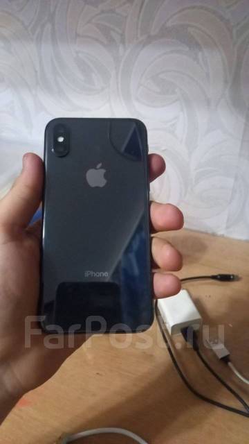 Продам айфон x, Apple iPhone X, 256 гб, 5.80", черный, 3G, новый, в ...
