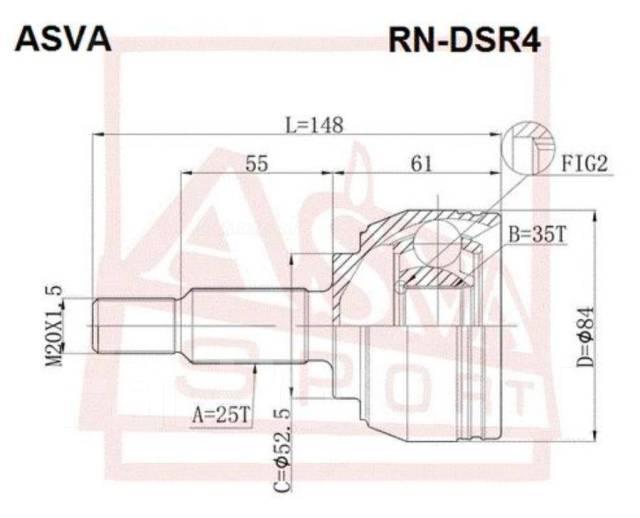   |  / | ASVA Rndsr4 RNDSR4 