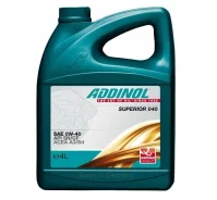 Addinol Superior. 0W-40, �������������, 4,00��. ����