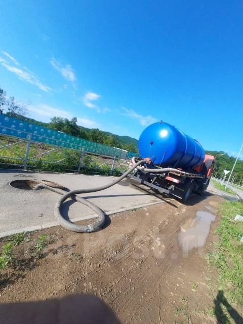 Услуги ассенизатора 12 кубов - 4500. Откачка канализации, септиков в Артеме