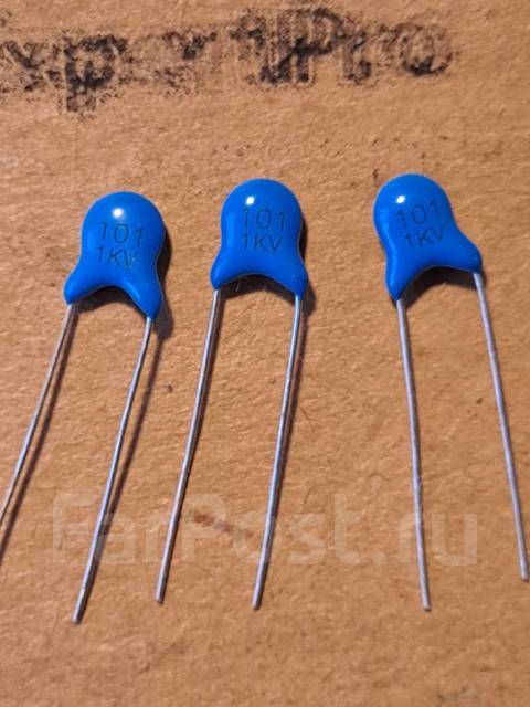 Керамический конденсатор 1kv 101, новый, в наличии. Цена: 180₽ в Артеме