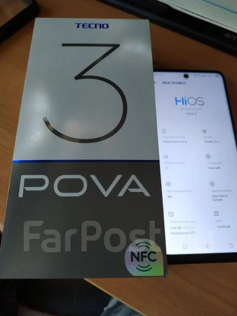 Tecno Pova 3. �/�, 128 ��, �����, NFC ����