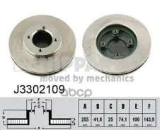 ���� ��������� J3302109 (BD-1234/RN-1345/RN-1533/DF192�4/43512-28050/28051/28130) Nipparts ���. J3302109 J3302109 ����