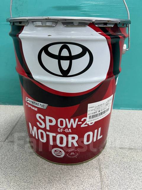 Масло моторное Toyota SP 0W-20 GF-6A 20л. Оригинал Япония ...