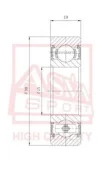 ��������� ������������� (15x38x19) ASVA AB153819 AB153819 ����