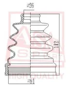 ������� ���� (�������� ��� ������) 26x74x105 ASVA ASBT107 ASBT107 ����