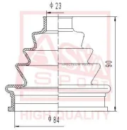 ������� ���� (�������� ��� ������) 23x84x87 ASVA ASBT148 ASBT148 ����