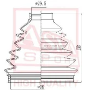 ������� ���� (�������� ��� ������) 29x92x111 ASVA ASBT257 ASBT257 ����