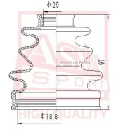 ������� ���� (�������� ��� ������) 25x80x60 ASVA ASBT90 ASBT90 ����