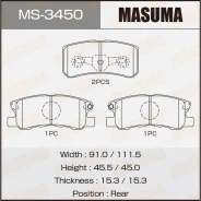 ������� �������� Masuma, AN-632WK, NP3004, P54031 rear MS-3450 425390 ����