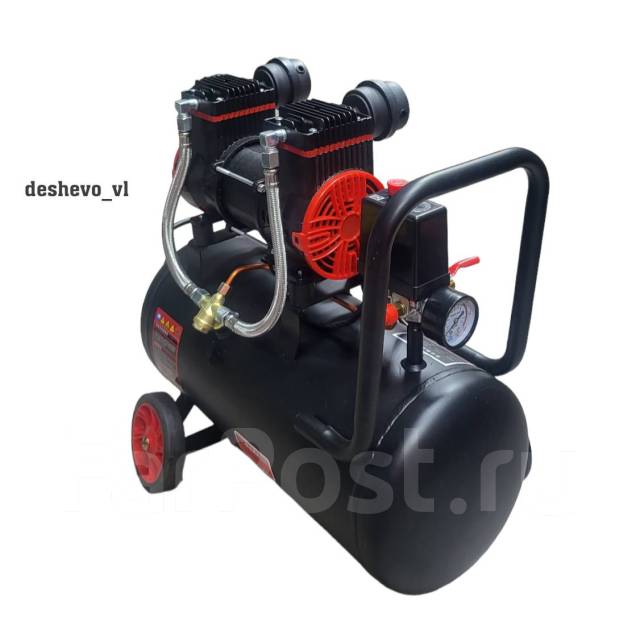 Воздушный компрессор 30Л "AIR Compressor "Безмасляный, Бесшумный, новый ...