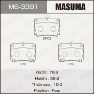 ������� �������� Masuma, AN-468WK, NP3008, P54026 rear MS-3391 4605A783 ����