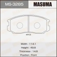 ������� �������� Masuma, AN-318K, NP3003, P54015 front MS-3285 AY040-MT003 ����