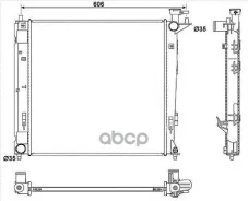 �������� ������� ���������� Hyundai iX35 09- NRF ���. 53054 53054 ����