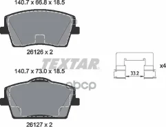 ������. ������. ������� Volvo XC40 (536) 2017, Geely Tugella 2020- Front Textar ���. 2612601 �-�, �������� 2612601 ����
