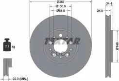 ���� ��������� VAG POLO/Octavia/Rapid 10- �����. Textar ���. 92106605 92106605 ����