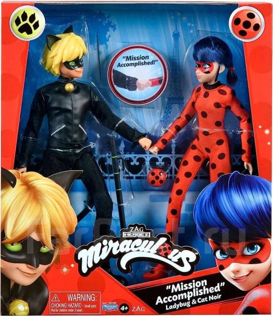 Набор Кукол Леди Баг и Супер Кот Миссия Выполнена, новый, в наличии ...