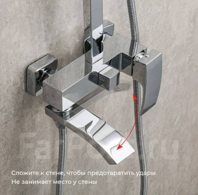 Душевая система Gappo G2407-11 хром, в наличии. Цена: 25 700₽ во ...