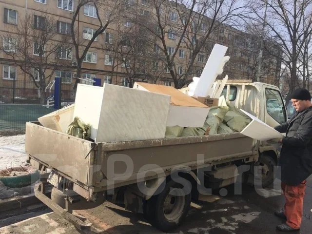 Вывоз строительного мусора недорого/Фургоны/Переезды/Самосвалы/Борт, с ...
