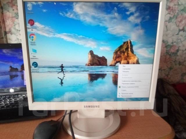 Монитор 17" Samsung 710N, выход VGA, б/у, ЖК (LCD, LED, QLED), в ...