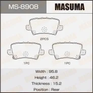 ������� �������� Masuma, AN-8137WK, NP8039, P28038 rear MS-8908 43022-SMG-E00 ����