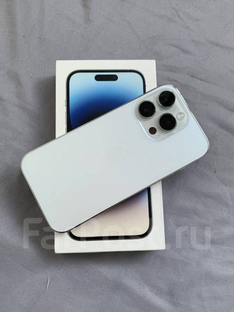 Айфон 14 про, Apple iPhone 14 Pro, 128 гб, 6.10", моноблок, серебристый ...