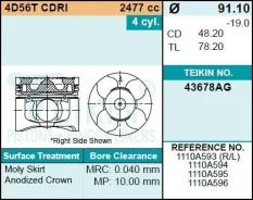 ������� ��������� Teikin 43678AG STD (4��/����) 43678AGSTD ����