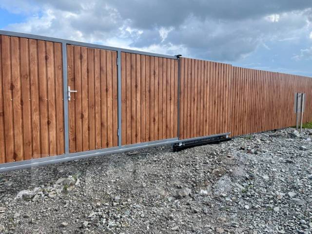 Монтаж свай, установка забора, Ворот, калитки, Забор под ключ от 3777мп ...