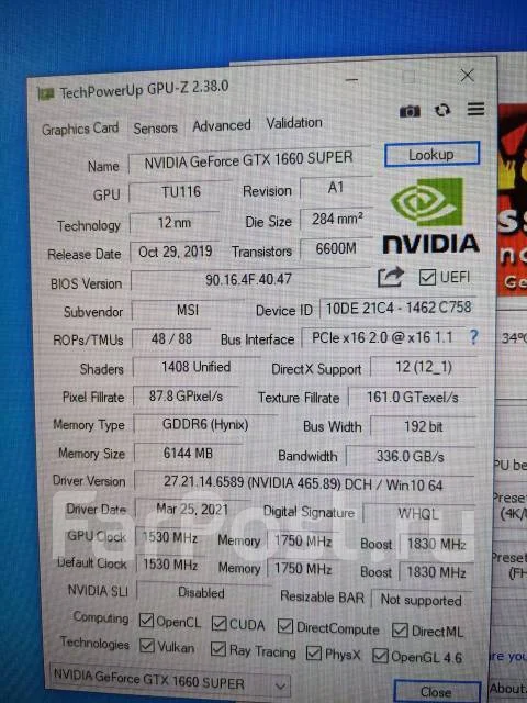 GeForce GTX 1660 SUPER ����