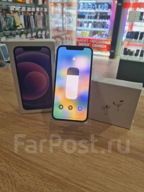 iPhone 12 128 гб +Air pods pro в подарок, 6.10", моноблок, фиолетовый ...