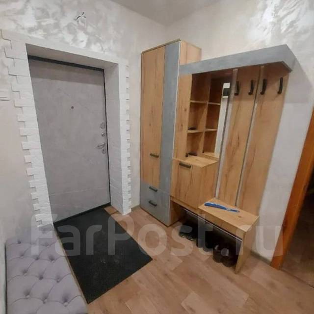 Прихожая "Трамп" (крафт/метрополитан грей), серый, новый, в наличии ...