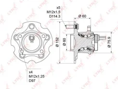 ������� ������ | ��� ����/��� | Lynxauto WH1232 WH1232 ����