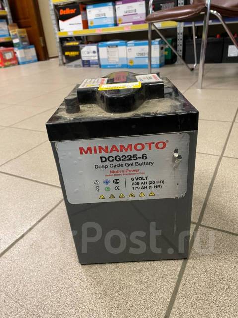 Аккумулятор для погрузчика Minamoto DCG225-6 6В 225Ач, Гелевый, AGM ...