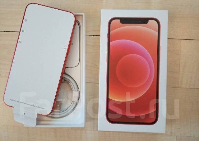 Apple iPhone 12 mini 64GB. РСТ. Новый, 64 гб, 5.40", красный, в наличии ...