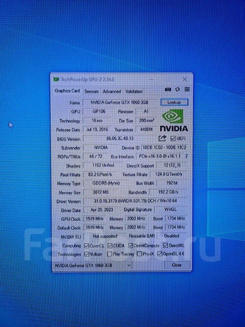 GeForce GTX 1060 ����