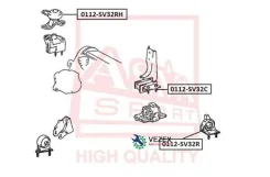 ������� ��������� | ��� ��� | Toyota/ Camry/ Vista SV3#/ VZV3#/ CV30 1990-1994 ASVA 0112SV32C 0112SV32C ����