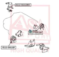 ����� ��������� Toyota RAV4 -00 �����. ASVA 0112SXA10F 0112SXA10F ����
