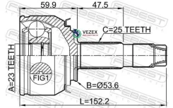 ���� ������� OPEL Mokka J13 2013- 1810-MOK Febest 1810MOK 1810MOK ����